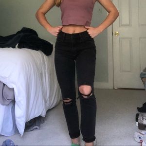 Pacsun size 23 knee rip jeans